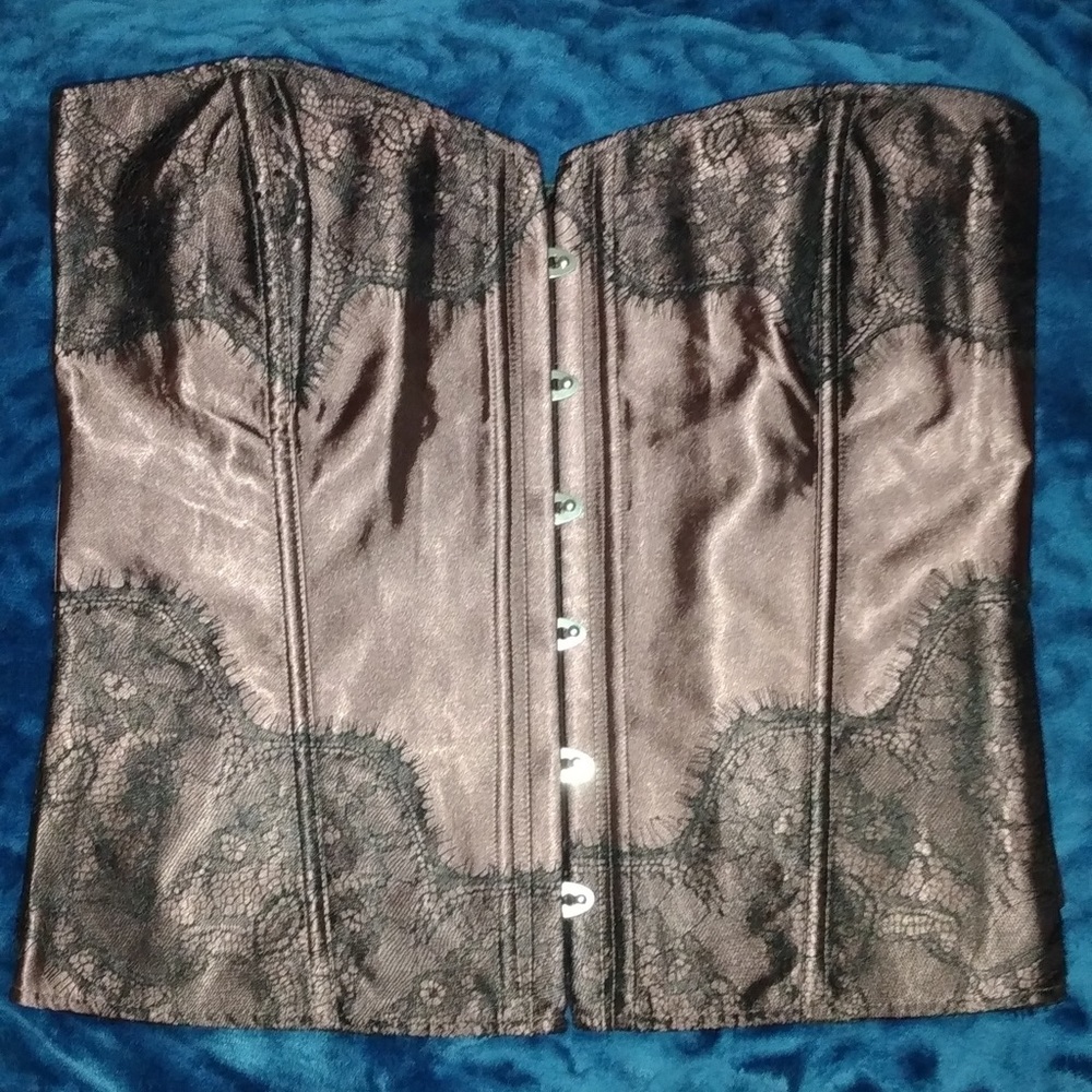 MAHOGANY BUSTIER BY ADORE ME